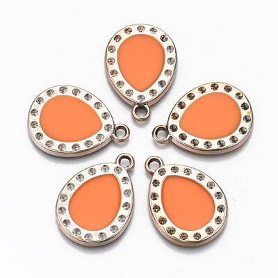UV Plating Acrylic Pendant Rhinestone Settings