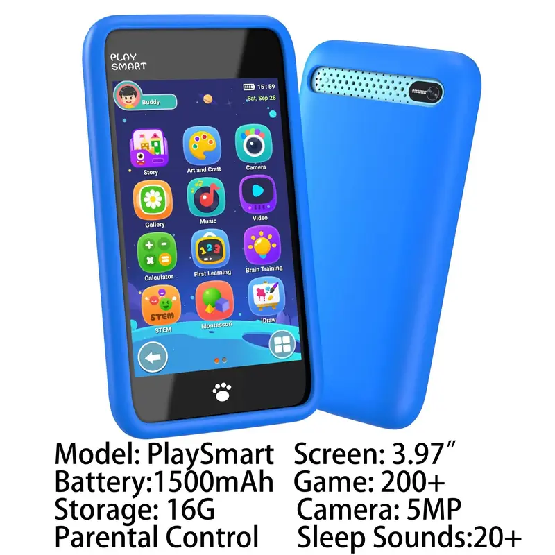 Dekala X39 Kids Phone Toys Age 3-12, 180° Rotatable Camera, Music Player, 2.8\