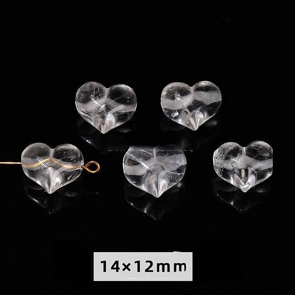 Natural Quartz Crystal Carved Beads