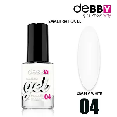 Debby Gel Polish Pocket 04 Simply White