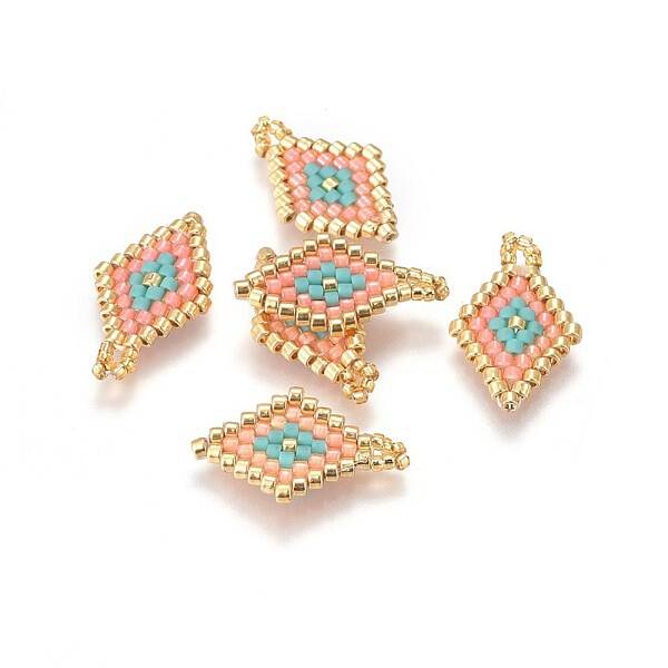 MIYUKI & TOHO Handmade Japanese Seed Beads Pendants