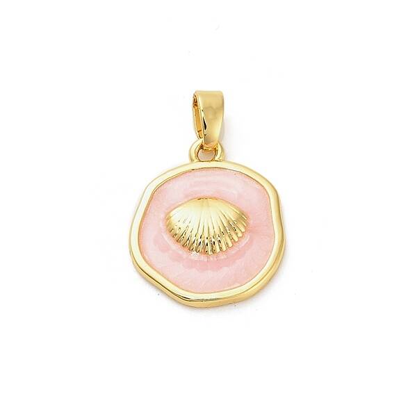 Brass Enamel Pendants