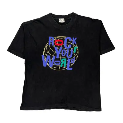 Rock And Roll Hall Of Fame Cronies Graphic T-Shirt - XL Black Cotton