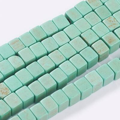Synthetic Turquoise Beads Strands