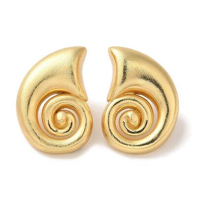 Rack Plating Brass Stud Earrings