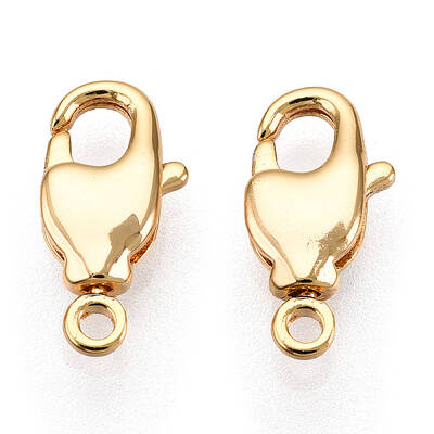 Brass Lobster Claw Clasps