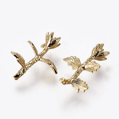 Brass Peg Bails Pendants