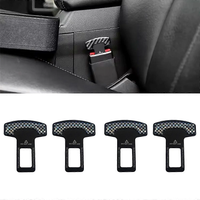 4xCar Seat Belt Buckle, Car Safety Belt Buckle, Universal Car Interior Decoration Accessories for Car