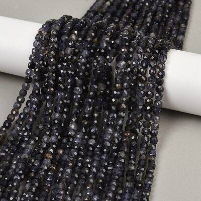 Natural Iolite Beads Strands