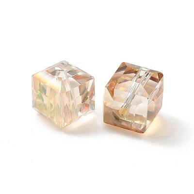 Electorplated Glass Beads