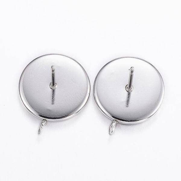 Non-Tarnish 304 Stainless Steel Stud Earring Settings