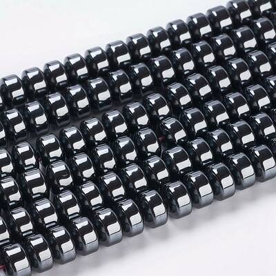 Non-Magnetic Synthetic Hematite Beads Strands