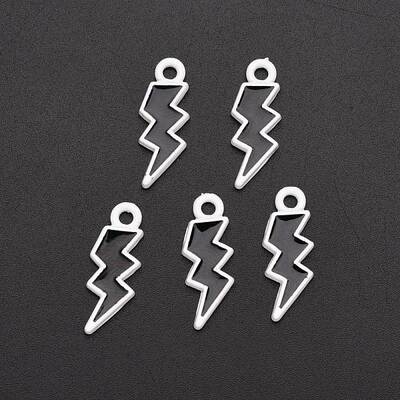 Spray Painted Alloy Enamel Pendants