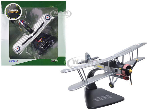 Fairey Swordfish Mk I Bomber Aircraft FAA Historic Flight, RNAS Yeovilton Royal Navy Oxford Aviation Series 1/72 Diecast ...