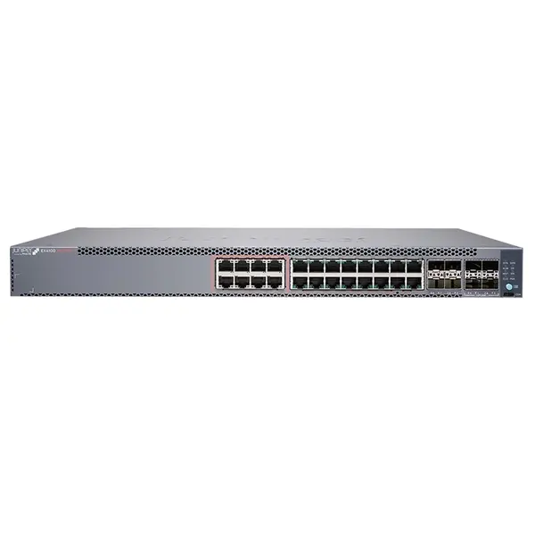 Juniper EX4100-24MP | EX4100 Series 24 x Ports PoE 10/100/1000Base-T + 4 x 10GbE Uplink Ports + 4 x 25GbE Stacking/Uplink Por...