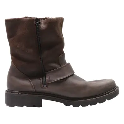 RIEKER High Boots Brown Leather Mens UK 9
