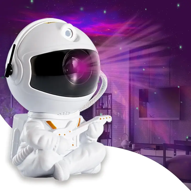 Astronaut Projector with Remote Control, 1 Count USB Powered Starry Sky Projector Night Light, Galaxy Projector for Bedroom/...