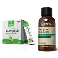 Detox Duo: Cleanse, Energize, and Refresh from Within. Detox, De Bloat. Chlorophyll Natural Healthcare Fitness Supplement Sol...