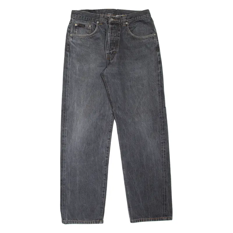 CALVIN KLEIN JEANS Womens Jeans Grey Relaxed Tapered W29 L29