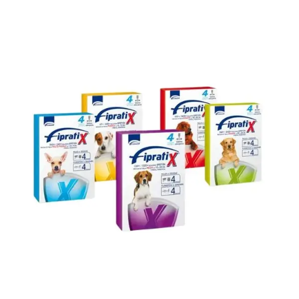 Alfamed sa Fipratix - 4 Pipettes of 2.20 ml - 10 - 20 Kg