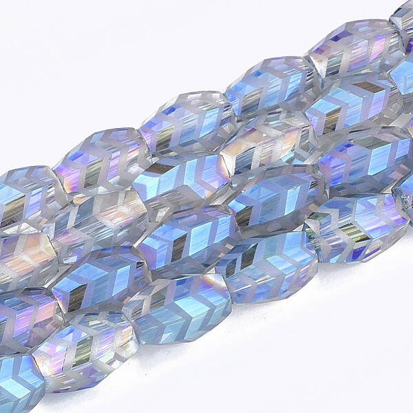 Electroplate Glass Beads Strands