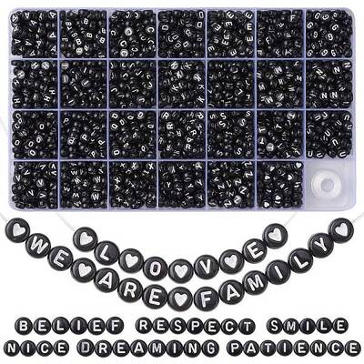 DIY Letter Stretch Bracelet Making Kit
