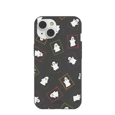 Black Ghost Stamps iPhone 14/16e Case
