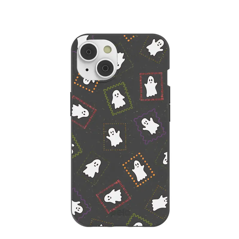 Black Ghost Stamps iPhone 14/16e Case