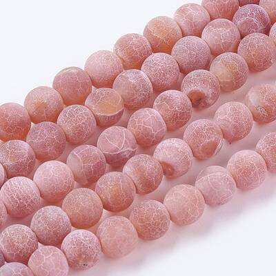 Natural Weathered Agate Beads Strands