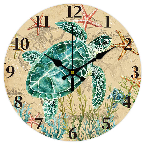 MDF Printed Wall Clock