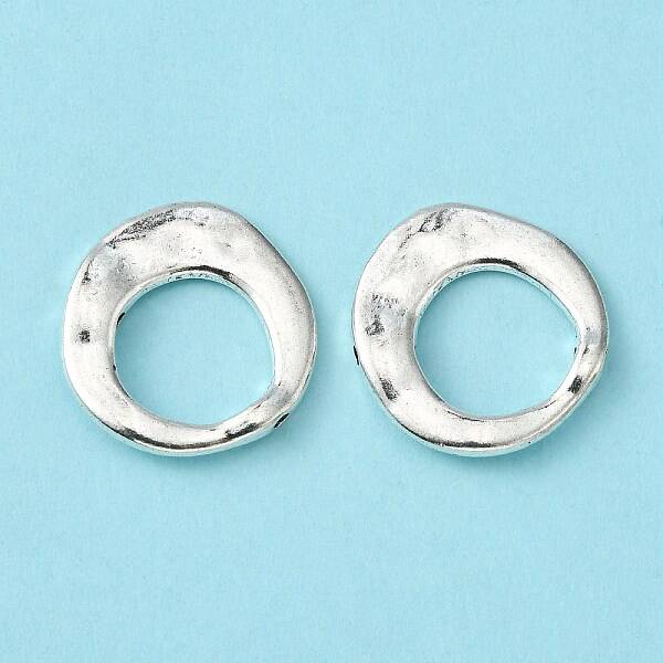 Antique Silver Tone Tibetan Style Alloy Pendants