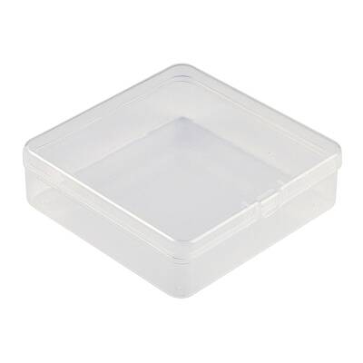 Plastic Bead Containers with Hinged Lid