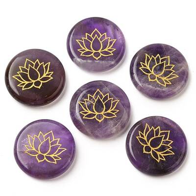Natural Amethyst Cabochons