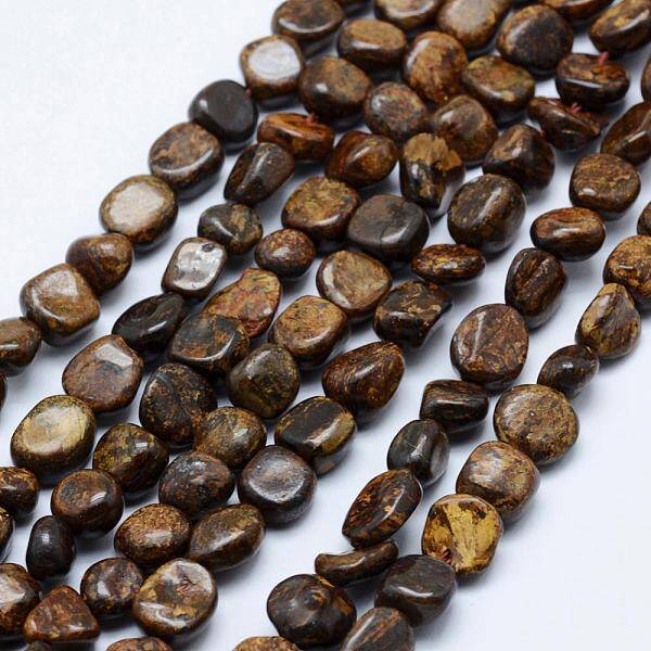Natural Bronzite Beads Strands