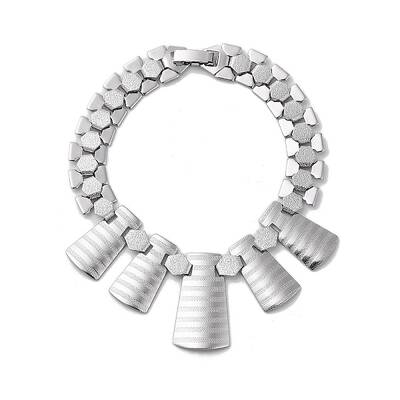 Non-Tarnish 304 Stainless Steel Hexagon Link Chain Bracelets