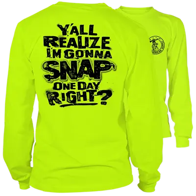 Snap - Long Sleeve Hi-Vis T-Shirt