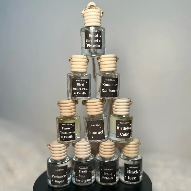 Toxic Elixirs Car Scents - Highly Scented, Lasts 60 Days Plus, Sleek Black Label