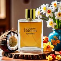 Coconut Sunshine Women's Eau De Toilette, Long Lasting Fresh Coconut Scented Fragrance for Daily Use, Perfume for Women, Cosm...