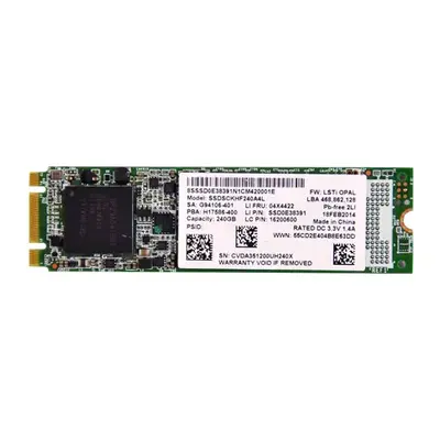 Lenovo 04X4422 | 240GB Multi-Level Cell SATA 6Gb/s M.2 2280 Solid State Drive for Notebook
