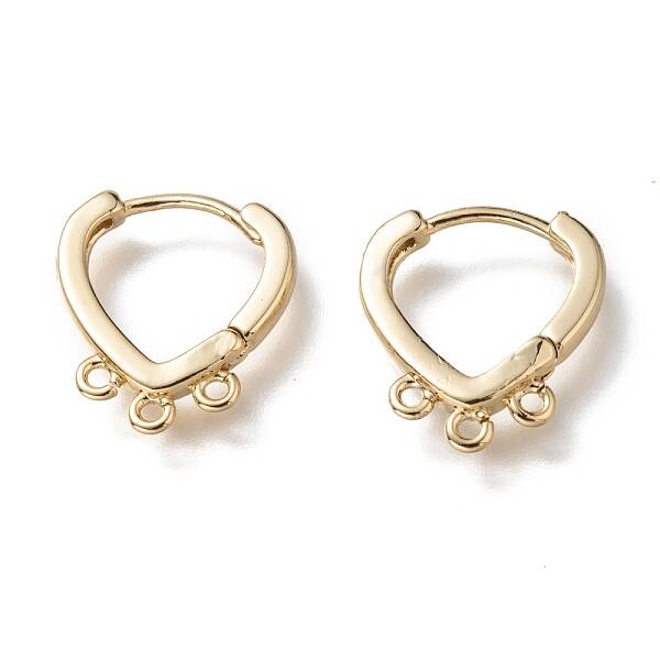 Brass Huggie Hoop Earring Findings