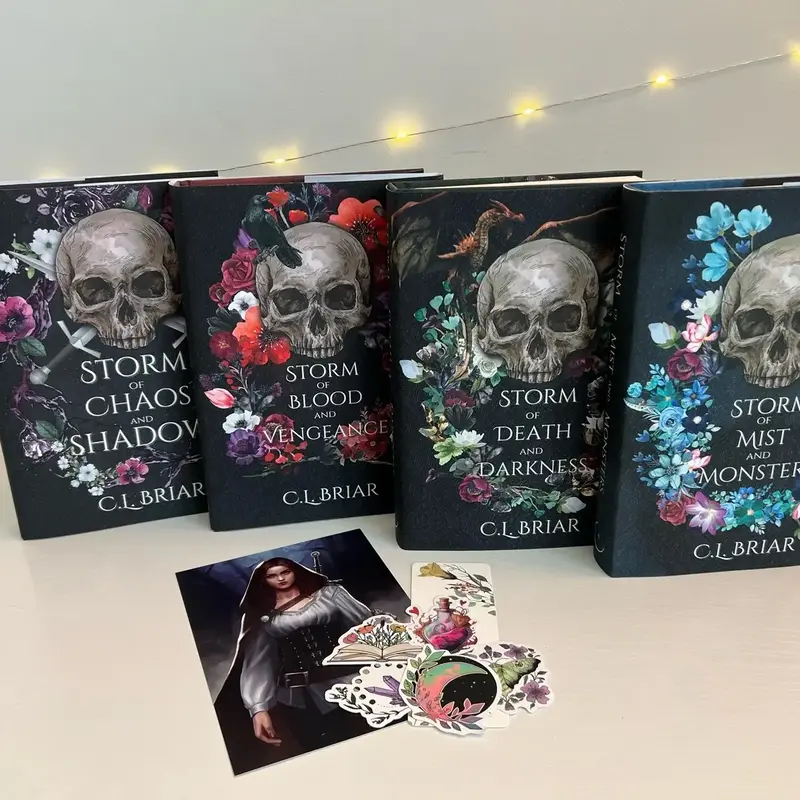 Less-than-perfect Signed Special Edition Bundle + art print + bookmark + stickers