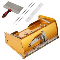 VEVOR Super Brand Day, VEVOR Drywall Flat Box, 10-Inch Wide Quick Clean, Aluminum Finishing Mud Box for Plasterboard, Wallboa...