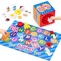 JoyCat Alphabet Mystery Box Toys, Letters Sorting Matching Game Activities, Montessori Sorting Toys with Sensory Play Box, Pr...
