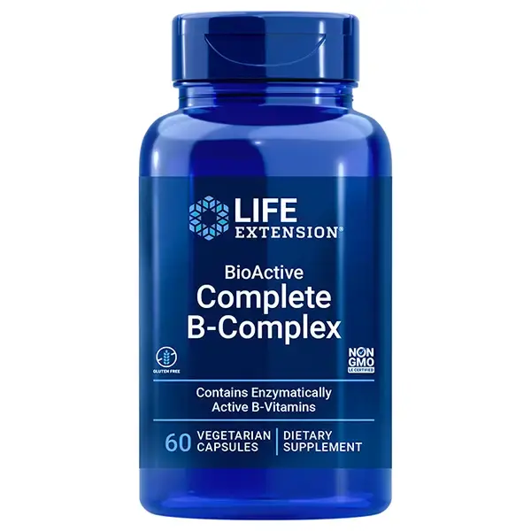 Life Extension Vitamin B Complex, Heart, Brain and Nerve Support, Healthy Energy, Metabolism, Complete B Complex, Methyl Fola...