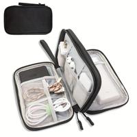 Electronic Accessories Storage Bag, Waterproof Cable Organizer, Travel Essentials Storage Pouch, Easy To Carry Storage Bag fo...