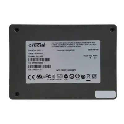 Crucial CT128M4SSD2 | M4 128GB Multi-Level Cell SATA 6Gb/s 2.5-Inch Solid State Drive