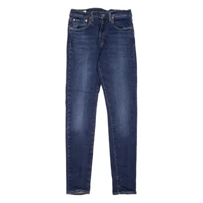 LEVI'S 512 BIG E Jeans Mens Blue Slim Tapered Stone Wash W27 L24