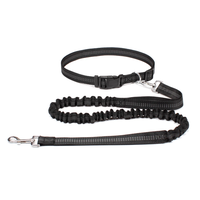 Hand Free Dog Leash for Pet Walking Running Jogging Adjustable Dog Leash Waist Belt Chest Strap Traction Rope Dog Accessories...