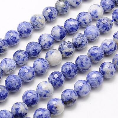 Natural Blue Spot Jasper Beads Strands
