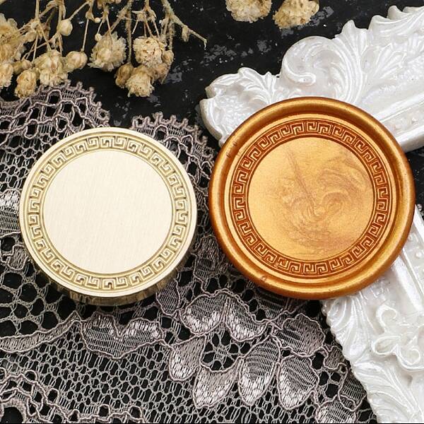 Flower Frame Brass Stamp Heads